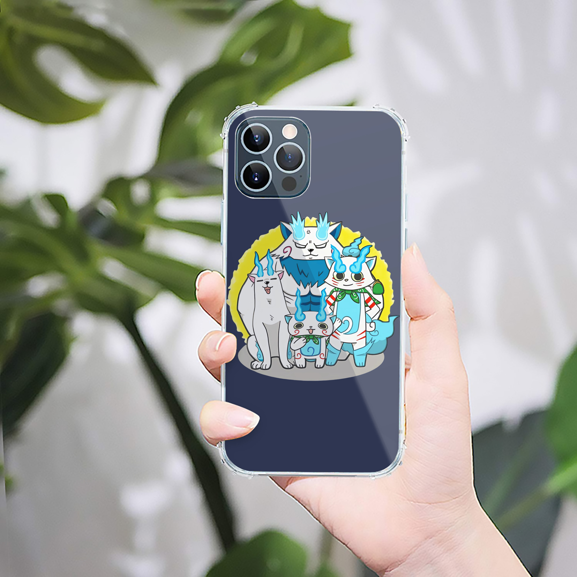 （画像用） 妖怪ウォッチ Yo-kai Watch 【iPhone 12シリーズ対応】透明スマホケース（クリアソフトケース）
